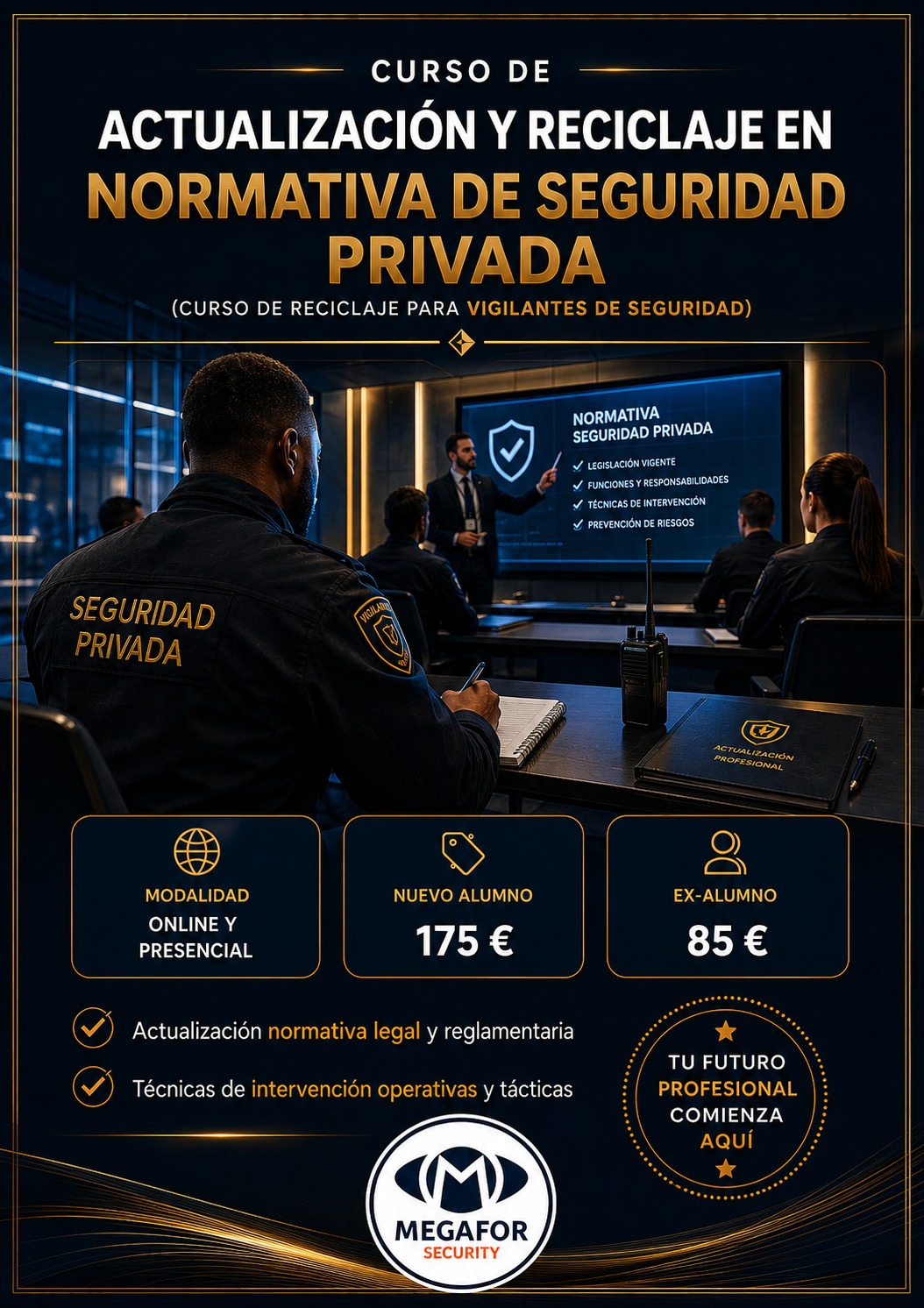 Cartel Reciclaje para Vigilantes